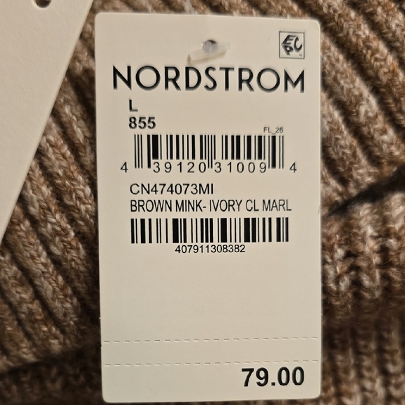 Caslon Women's Cowl Neck Sweater Dress in Tan - Picture 3 of 13